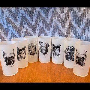 Antique Highball Dog Glasses
